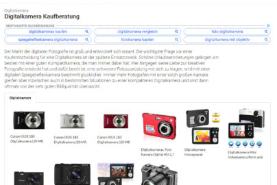 Kostenloses E-Book Digitalkamera Kaufberatung