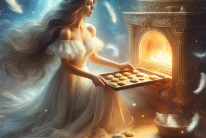 Wenn die Engel am Himmel Kekse backen... Das Feuer im Backofen und eine schöne Geschichte... #GedankenZumLeben
