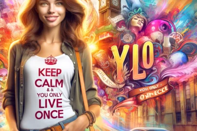 KEEP CALM & YOLO You Only Live Once. Wie du das Leben in vollen Zügen genießt und deine Träume verwirklichst. #GedankenZumLeben