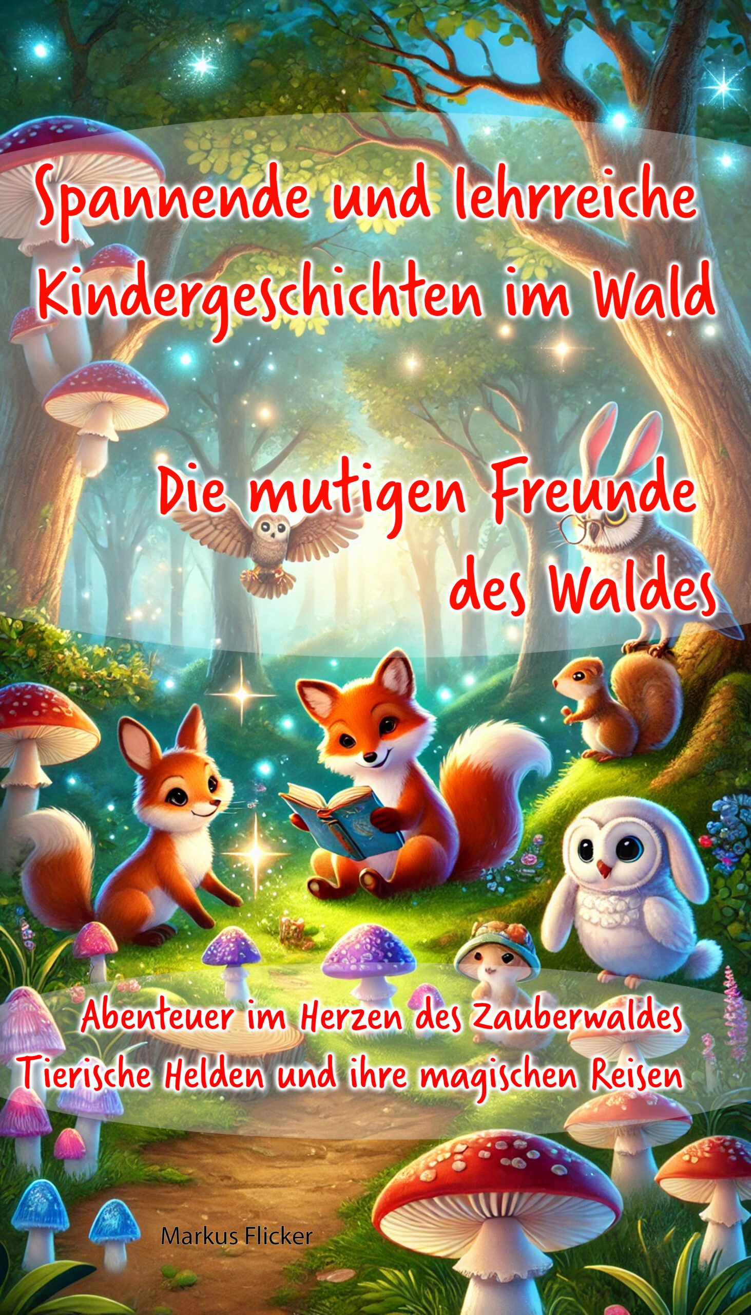 Spannende und lehrreiche Kindergeschichten im Wald. Die mutigen Freunde des Waldes. Abenteuer im Herzen des Zauberwaldes. Tierische Helden und ihre magischen Reisen
